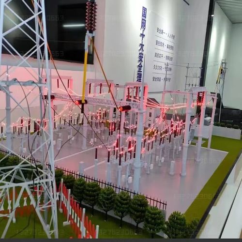 专业定制高压低压电力塔输电铁塔电缆线塔模型设备沙盘教学模型 白色