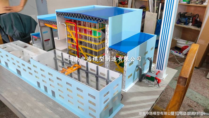 600mw机组火电厂整体布置模型